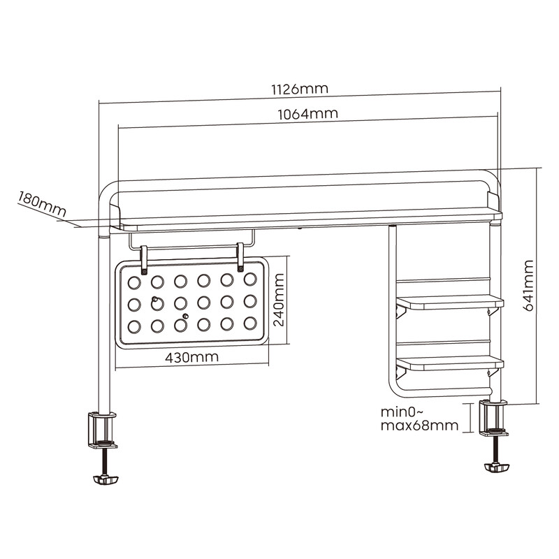 Органайзер OfficePro DS253B Black