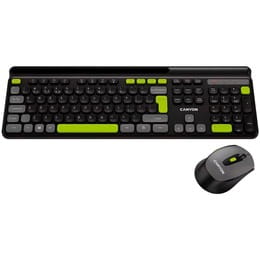 Купить Комплект беспроводной (клавиатура, мышь) Canyon HSET-W5 Black (CNS-HSETW5BK) Комплект беспроводной (клавиатура, мышь) Canyon HSET-W5 Black (CNS-HSETW5BK)