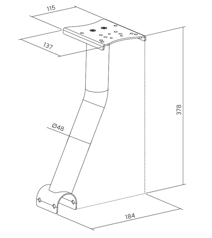 Кріплення КПП для кокпіту GamePro RS004 Black