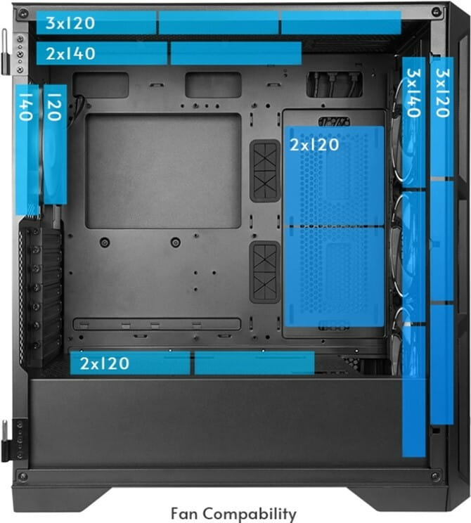 Корпус Chieftec Apex Lumo Black (GA-01B-L-OP) Без БП