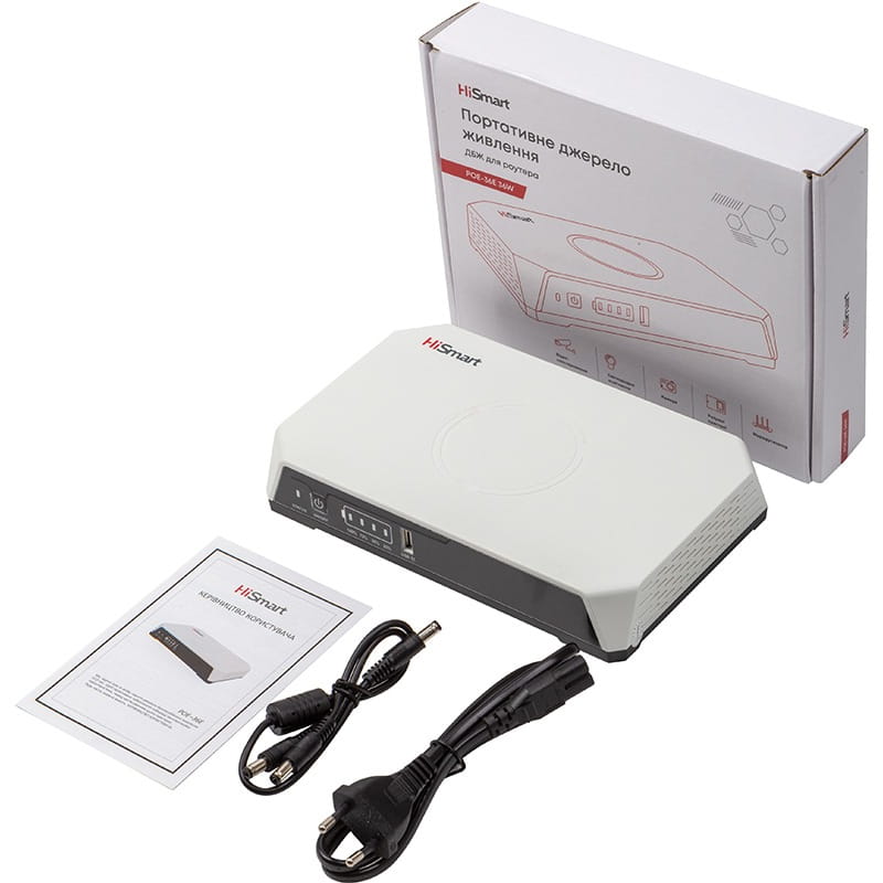 ИБП для роутера HiSmart POE-36E 36W