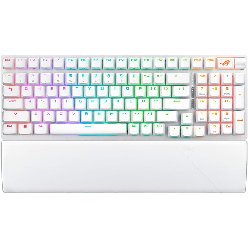 Клавиатура беспроводная Asus ROG Strix Scope II RGB WL BT White (90MP037A-BKUA30)