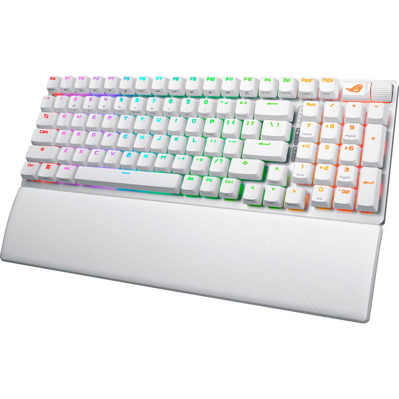 Клавиатура беспроводная Asus ROG Strix Scope II RGB WL BT White (90MP037A-BKUA30)