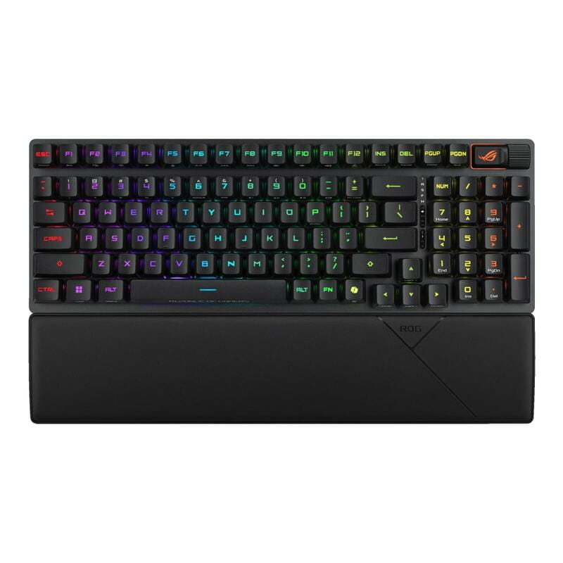 Клавиатура беспроводная Asus ROG Strix Scope II RGB WL BT Black (90MP03S0-BKUA20)