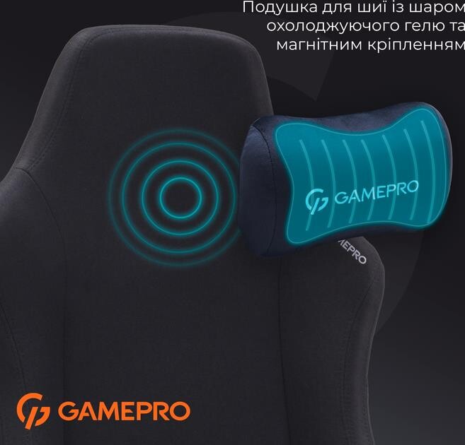 Крісло для геймерів GamePro FGC750B Black