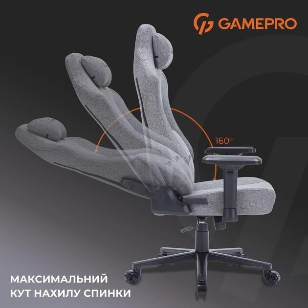 Кресло для геймеров GamePro FGC750DG Dark Gray