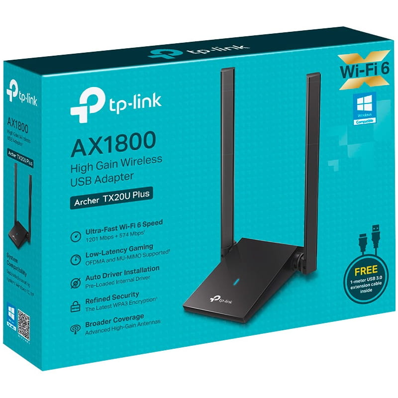 Беспроводной адаптер TP-Link Archer TX20U Plus