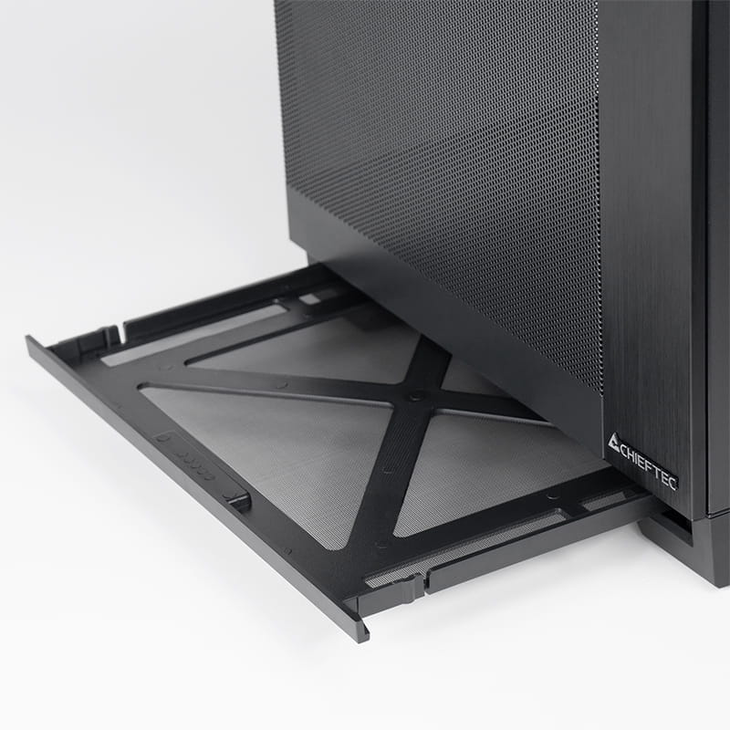 Корпус Chieftec Visio Air Black (GM-30B-M-OP) Без БЖ