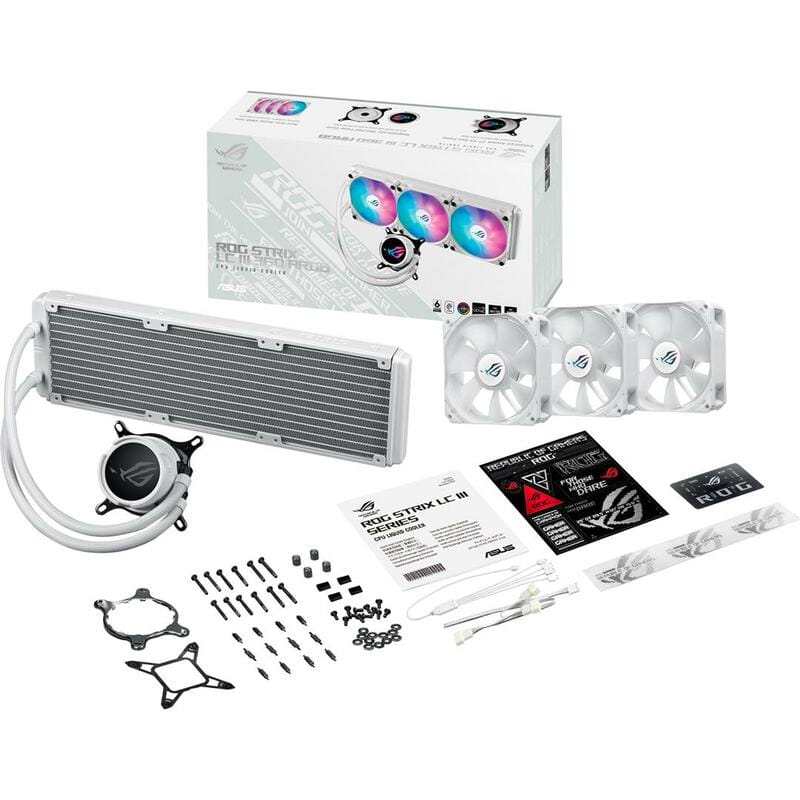 Система водяного охлаждения Asus ROG Strix LC III 360 ARGB White (90RC00T2-M0UAY0)