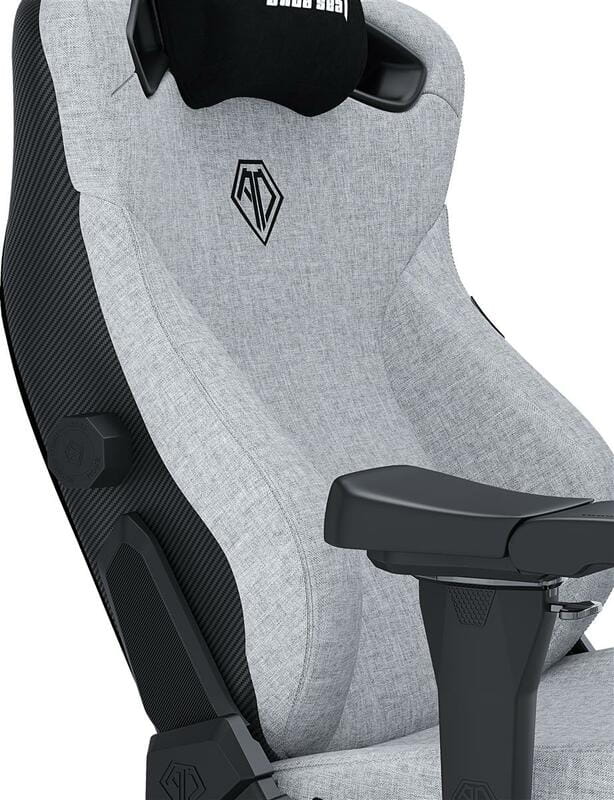 Кресло для геймеров Anda Seat Kaiser 3 Pro Size XL Fabric Gray (AD12YDC-XL-01-G-PV/F-G02)