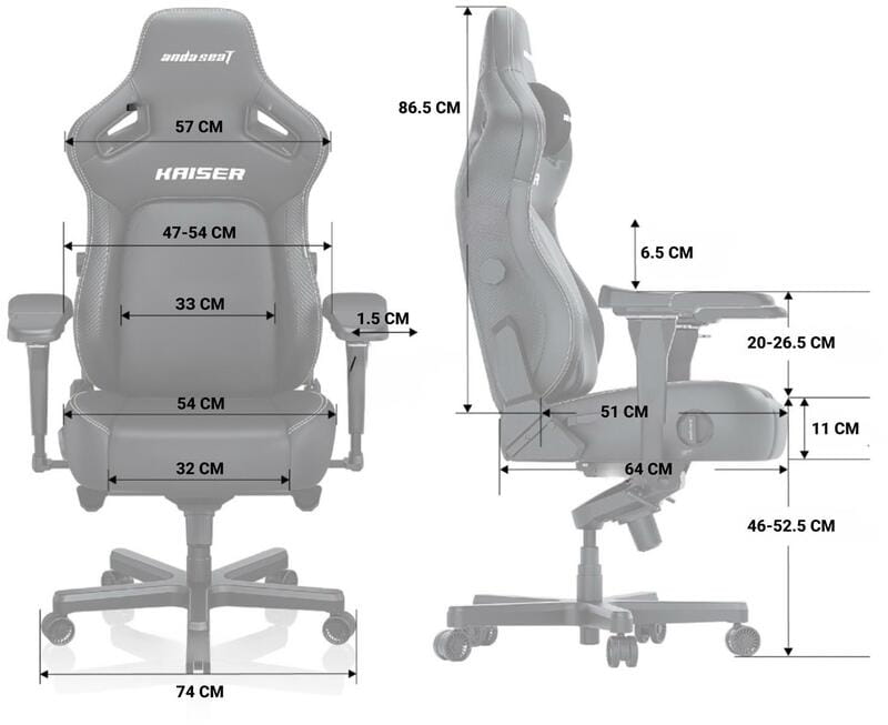 Кресло для геймеров Anda Seat Kaiser 4 Size XL Green (AD12YDDC-XLL-20-E-PV/C)