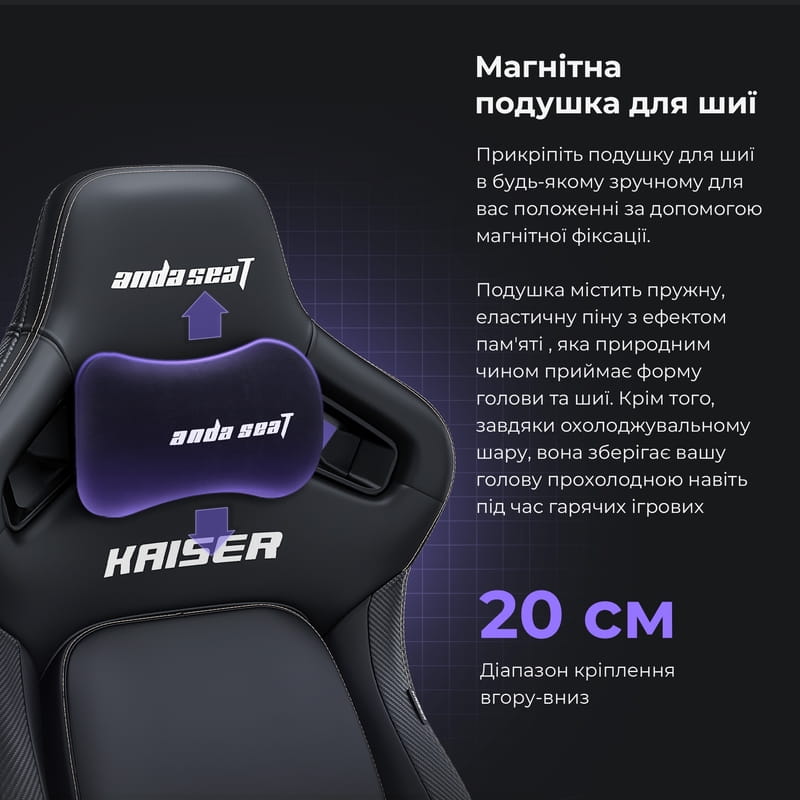 Кресло для геймеров Anda Seat Kaiser 4 Size XL Green (AD12YDDC-XLL-20-E-PV/C)