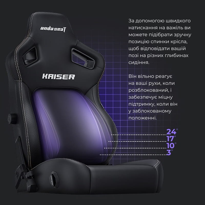 Кресло для геймеров Anda Seat Kaiser 4 Size XL Green (AD12YDDC-XLL-20-E-PV/C)