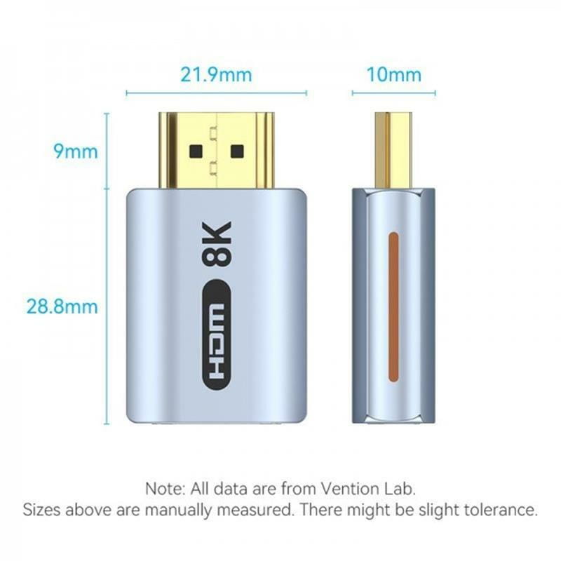 Адаптер Vention HDMI - HDMI (M/F), gold-plated Blue (AIVH0)