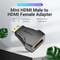Фото - Адаптер Vention HDMI - mini-HDMI (F/M), чорний (AISB0) | click.ua