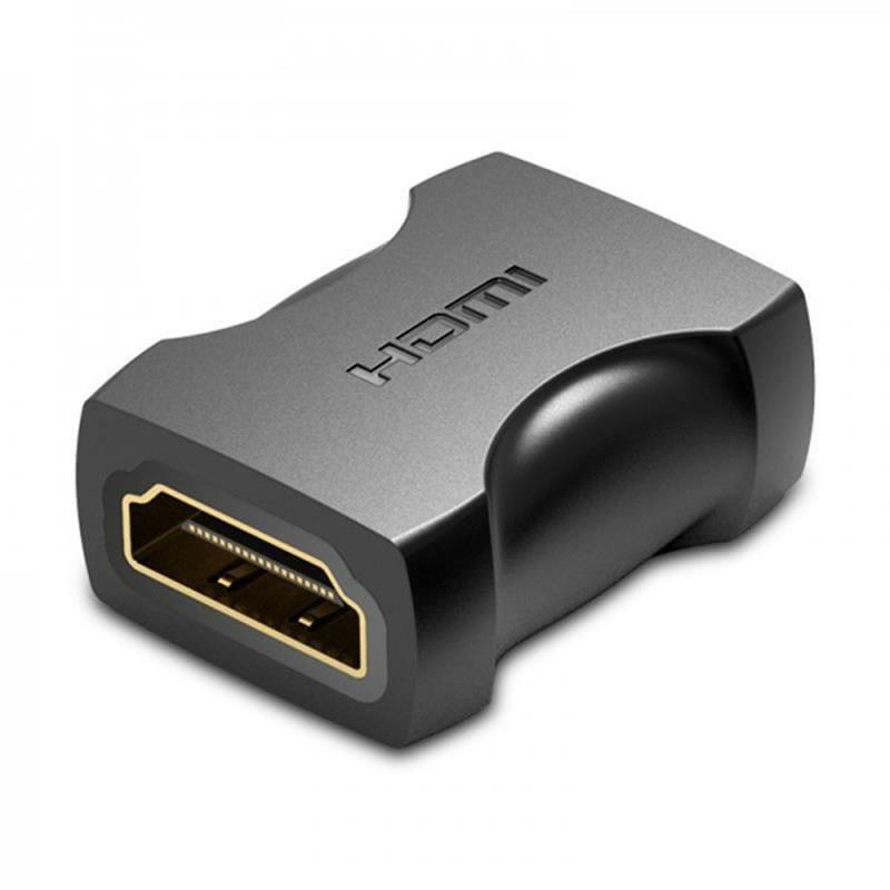 Адаптер Vention HDMI - HDMI (F/F), Black (AIRB0)