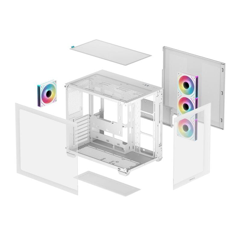 Корпус DeepCool CG530 4F White (R-CG530-WHADA4-G-1) без БЖ