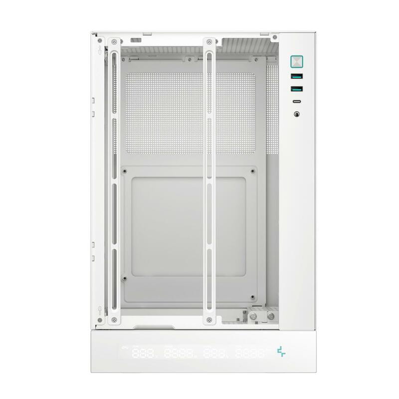 Корпус DeepCool CH170 Digital White (R-CH170-WHNPI0D-G-1) без БП