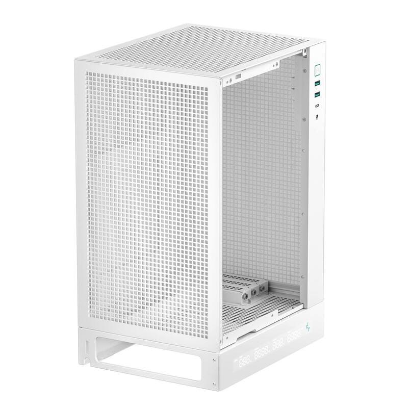 Корпус DeepCool CH170 Digital White (R-CH170-WHNPI0D-G-1) без БП