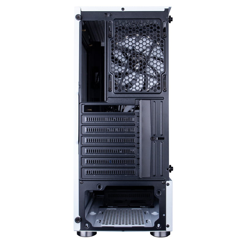 Корпус 1stPlayer D4-WH-4F1-W White без БП