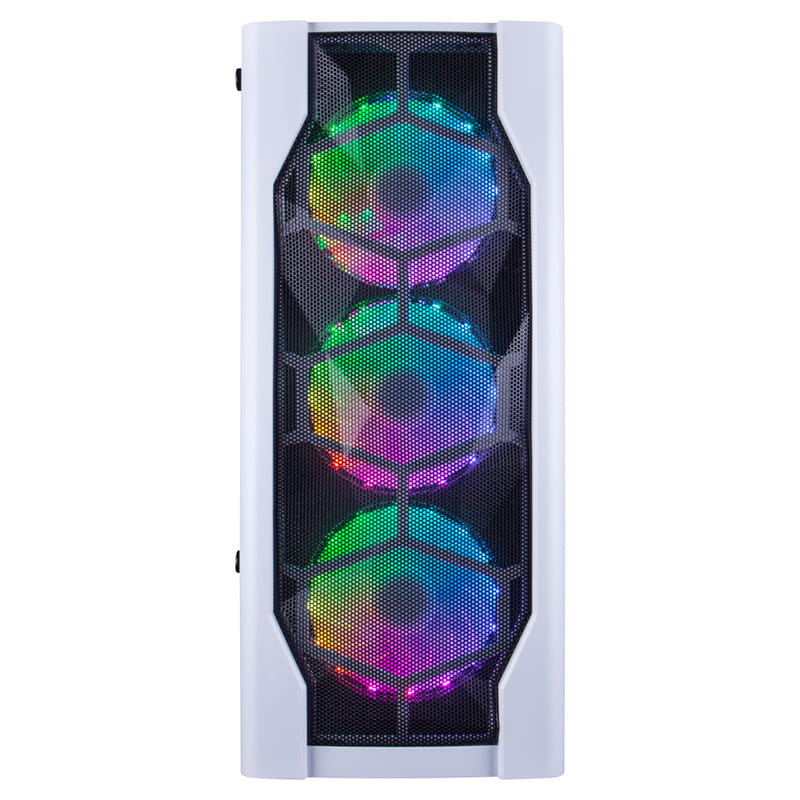 Корпус 1stPlayer D4-WH-4F1-W White без БП