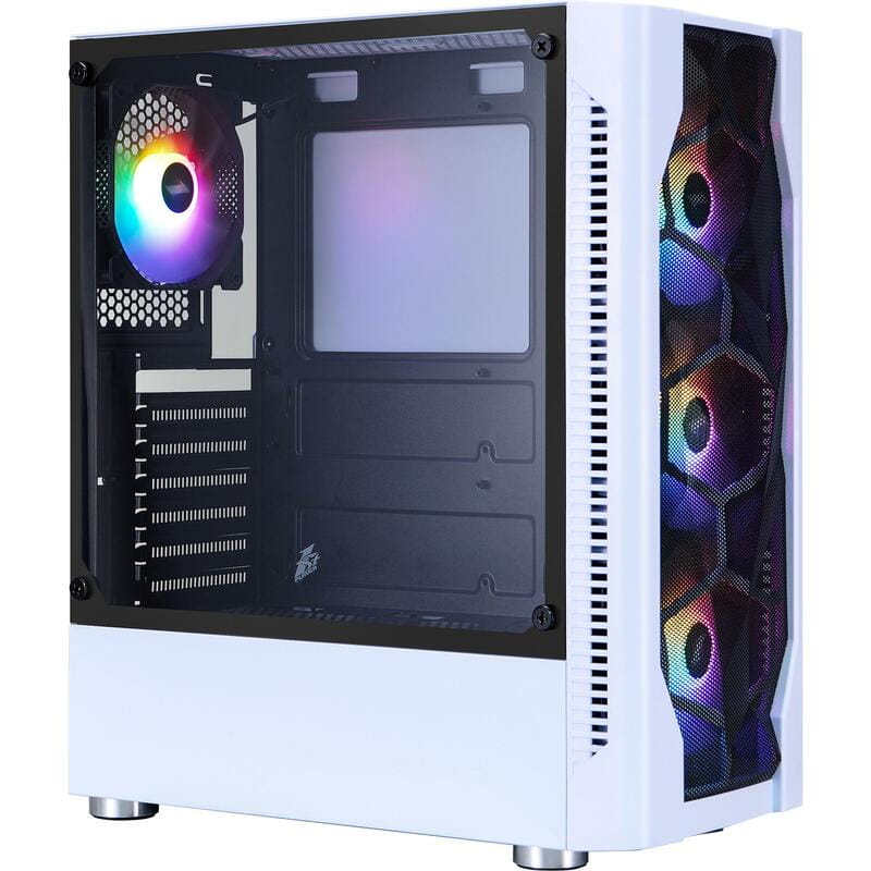 Корпус 1stPlayer D4-WH-4F1-W White без БЖ