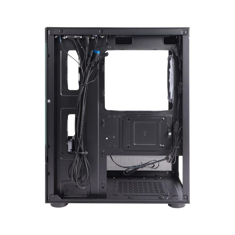 Корпус 1stPlayer Mi2-A-BK-2F7R-1F7 Black без БП