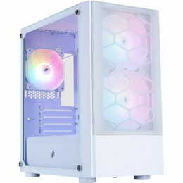 Корпус 1stPlayer X4-M-WH-2F1P-W-1F1-W White без БП