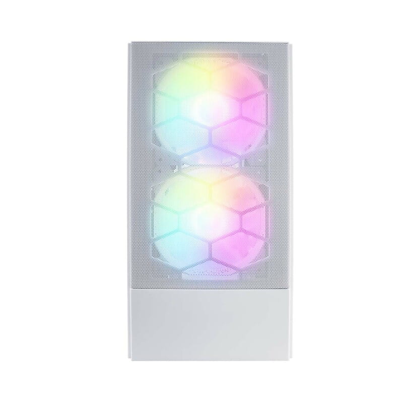 Корпус 1stPlayer X4-M-WH-2F1P-W-1F1-W White без БП