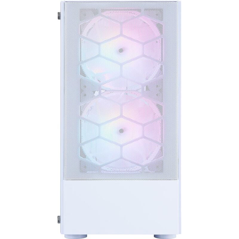 Корпус 1stPlayer X4-M-WH-2F1P-W-1F1-W White без БП