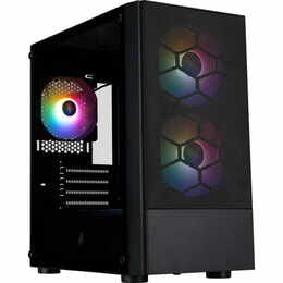 Корпус 1stPlayer X4-M-BK-2F1P-1F1 Black без БЖ