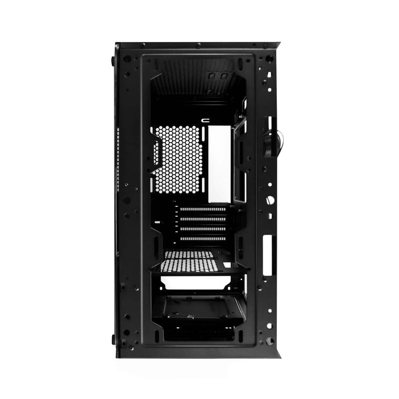 Корпус 1stPlayer X4-M-BK-2F1P-1F1 Black без БП