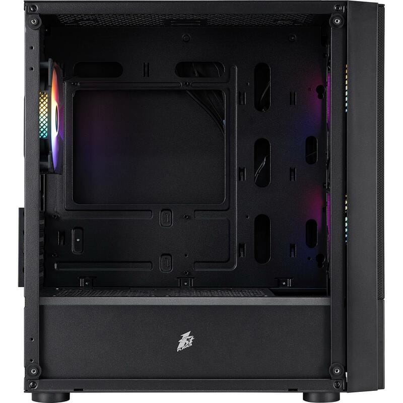 Корпус 1stPlayer X4-M-BK-2F1P-1F1 Black без БП