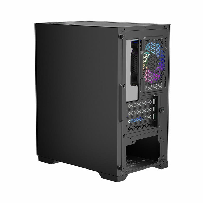 Корпус 1stPlayer X2-M-BK-4F1 Black без БП