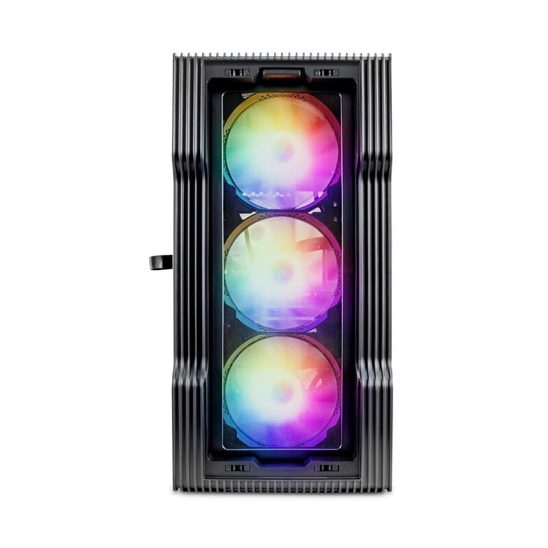 Корпус 1stPlayer T3-BK-4F1 Black без БЖ