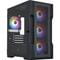 Фото - Корпус 1stPlayer T3-BK-4F1 Black без БЖ | click.ua