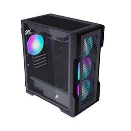 Купити Корпус 1stPlayer T3-BK-4F1 Black без БЖ Корпус 1stPlayer T3-BK-4F1 Black без БЖ