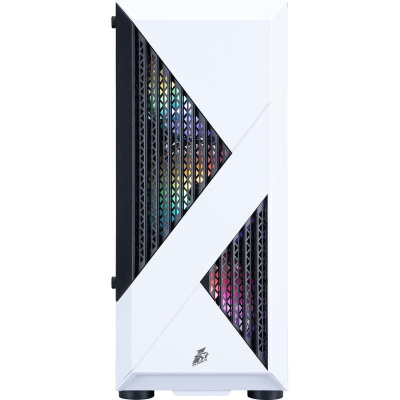 Корпус 1stPlayer F3-A-WH-4F1 White без БП