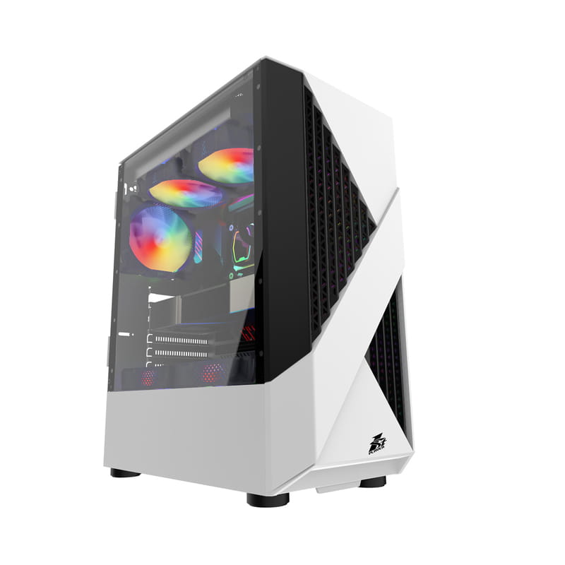 Корпус 1stPlayer F3-A-WH-4F1 White без БЖ