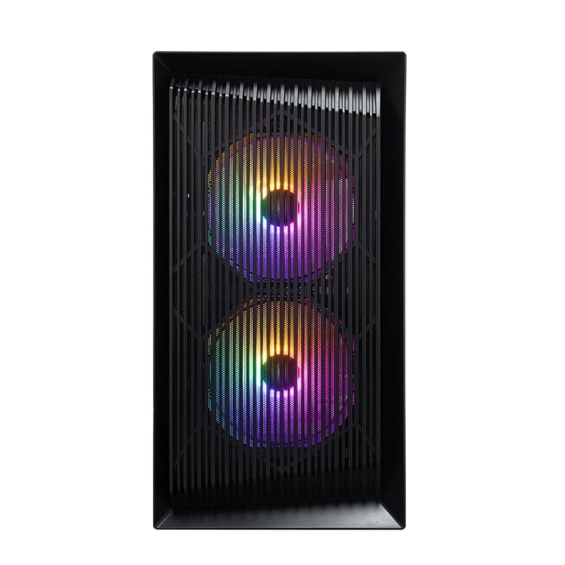 Корпус 1stPlayer BS-2-BK-3F1 Black без БП