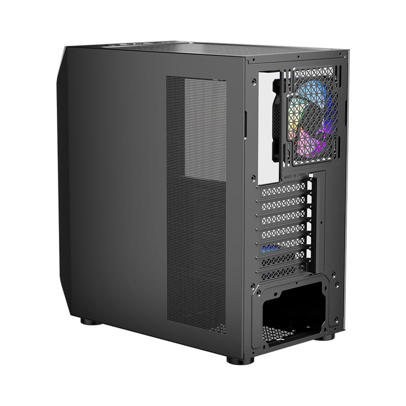 Корпус 1stPlayer AY7-BK-4F1 Black без БЖ