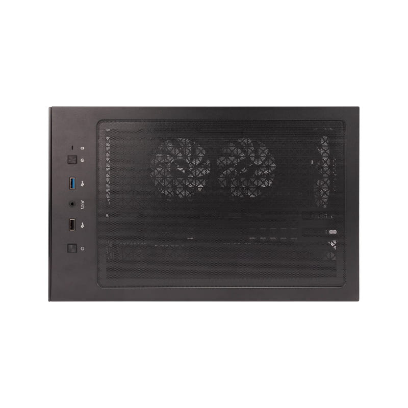 Корпус 1stPlayer Mi7-A-BK-2F7R-1F7 Black без БЖ