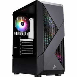 Корпус 1stPlayer F3-A-BK-4F1 Black без БП