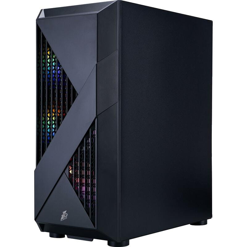 Корпус 1stPlayer F3-A-BK-4F1 Black без БЖ