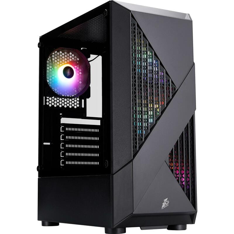 Корпус 1stPlayer F3-A-BK-4F1 Black без БЖ