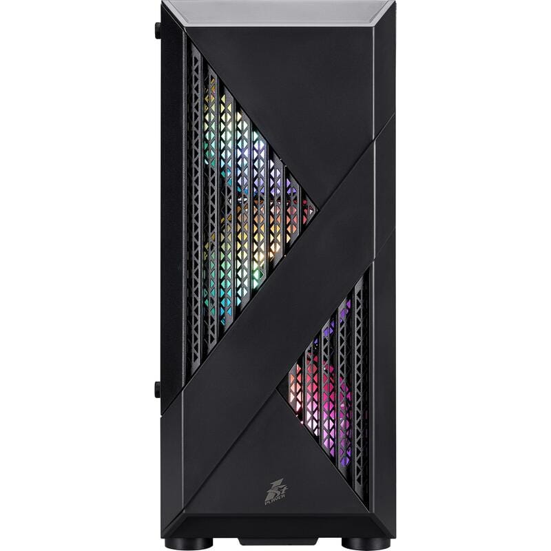 Корпус 1stPlayer F3-A-BK-4F1 Black без БЖ