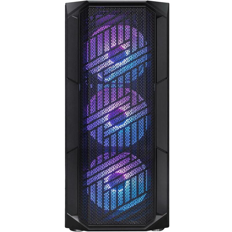 Корпус 1stPlayer XF-BK-4F7 Black без БП