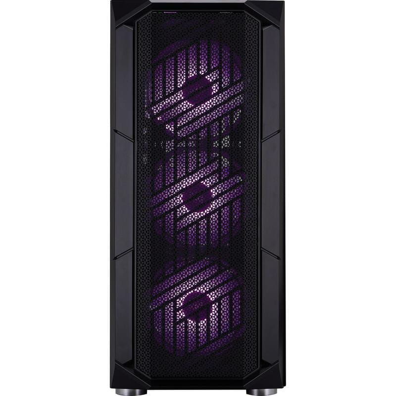 Корпус 1stPlayer XF-BK-4F7 Black без БП