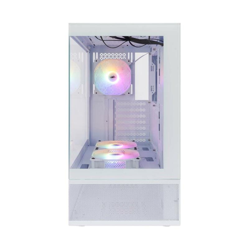 Корпус 1stPlayer Mi7-A-WH-2F7R-W-1F7-W White без БП