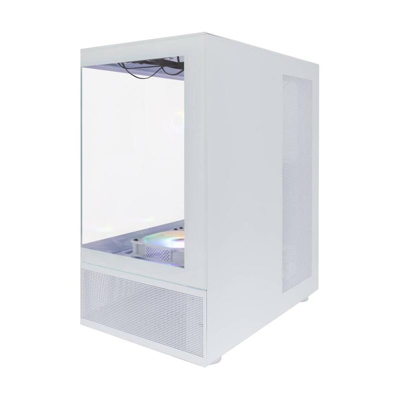 Корпус 1stPlayer Mi7-A-WH-2F7R-W-1F7-W White без БП